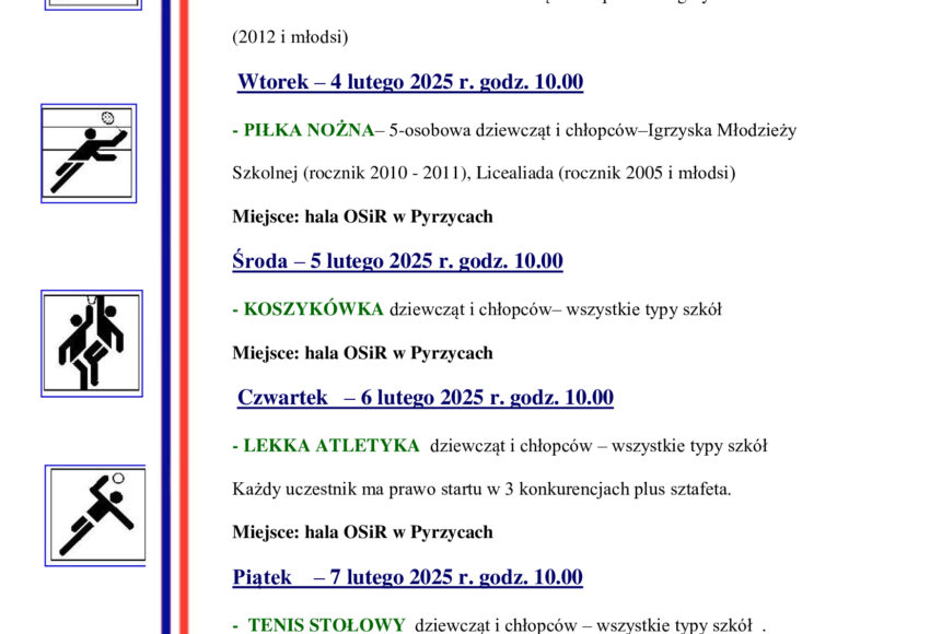 program ferii 2025