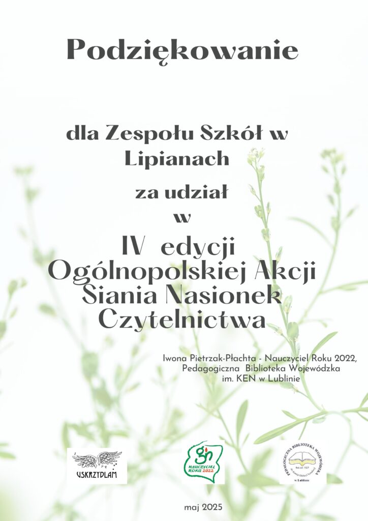 Nasionko podziękowanie